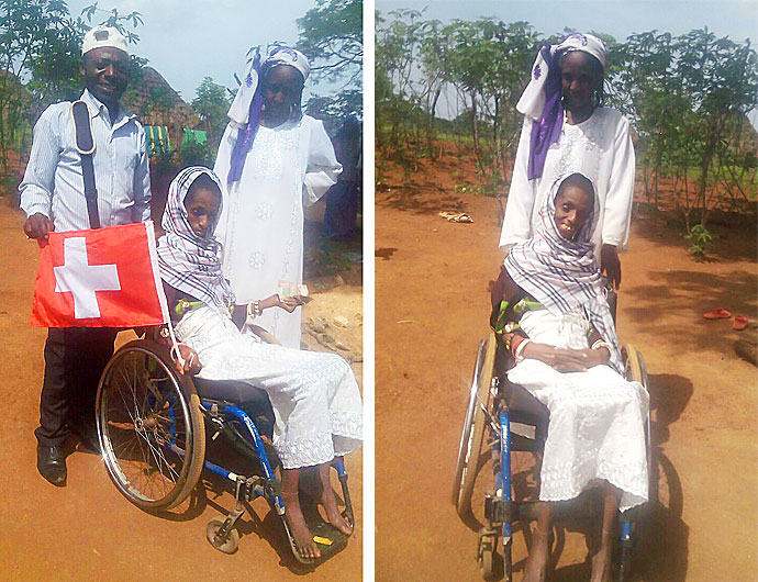 Rollstuhl Kamerun Hilfswerk