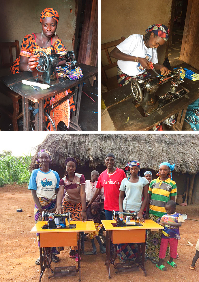Schneiderlehre Kamerun Afrika Hilfe zur Selbsthilfe