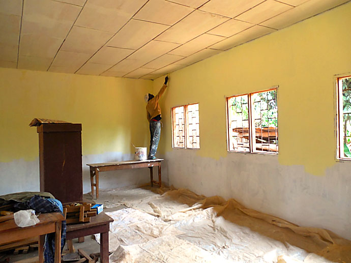 Renovatio Schule Kamerun Djottin