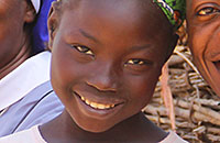 Steissbeinteratom Tumor Mädchen Kamerun