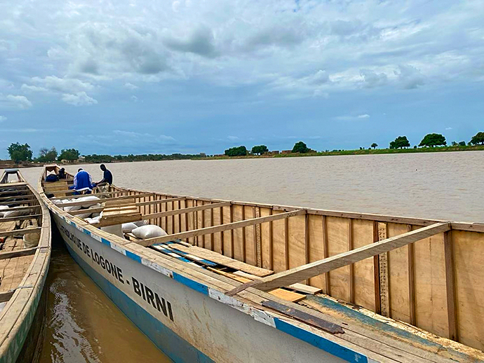 Ashia Piroge Schiff Boot Kamerun Logone Logone-Birni
