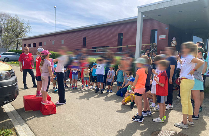 Sekundarprojekt Kinder rennen für Kinder Kamerun Sponsorenlauf