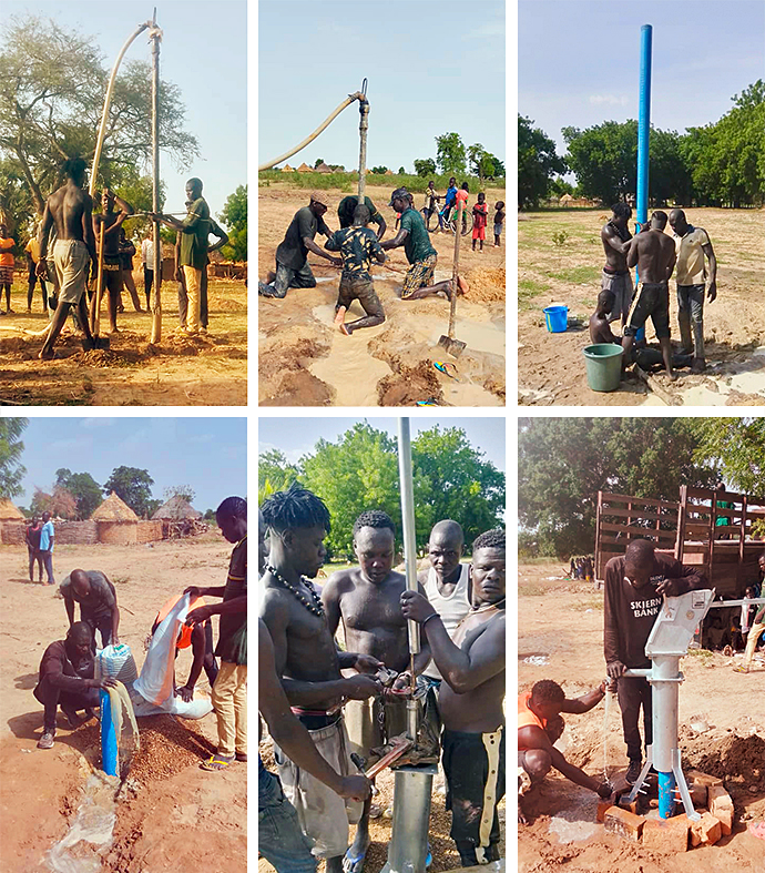 Brunnen Afrika Hilfswerk sauberes Trinkwasser spenden