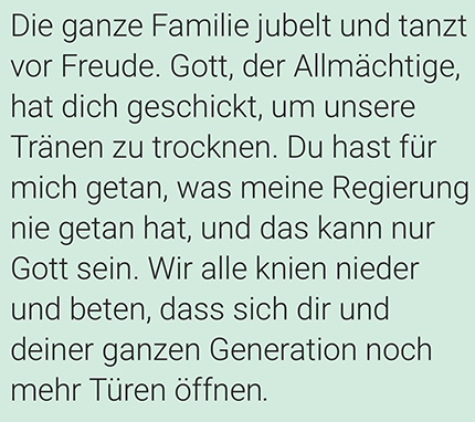 Dank Dankesworte Dankestext Kamerun Ashia Kinderhilfswerk Schulgeld