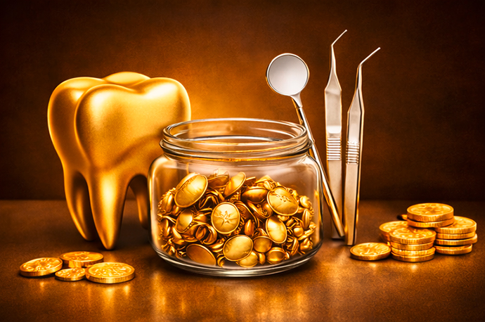 Altgold sammeln Zahnarzt Zahnarztpraxis Sammelaktion Gold