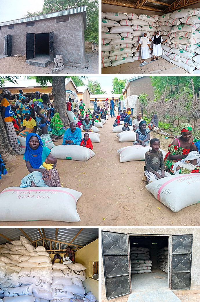 Hirselager Gobo Logone-Birni Kamerun Nordkamerun Hungersnot Hirse Lebensmittelvorräte