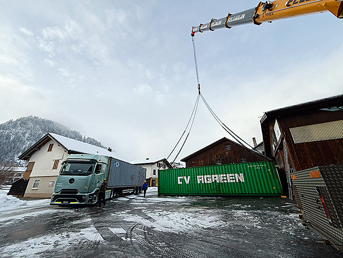 Container Unteriberg Spendenprojekt Spendensammlung Hilfsgütersammlung Kamerun Ashia