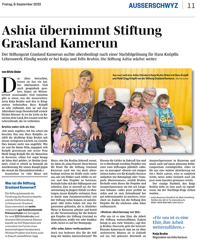 Kinderhilfswerk Ashia March Anzeiger Höfner Volksblatt