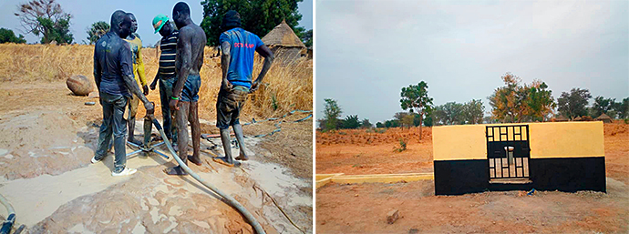 Brunnenbau Kamerun Bohrung Extrême-Nord