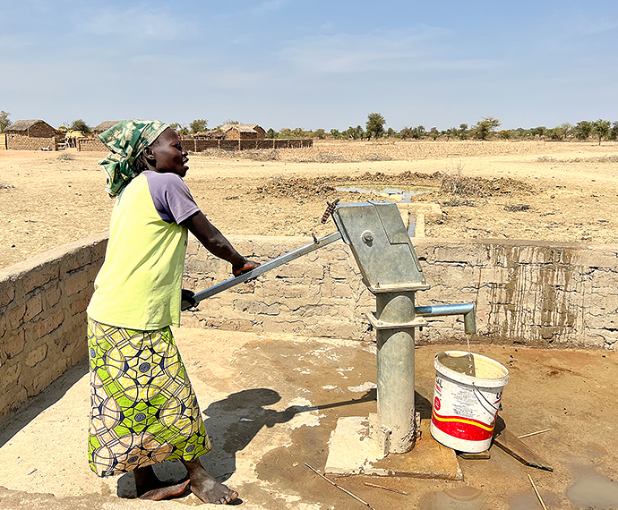 Brunnenbohrung Afrika Wasserprojekt Kamerun Extrême-Nord