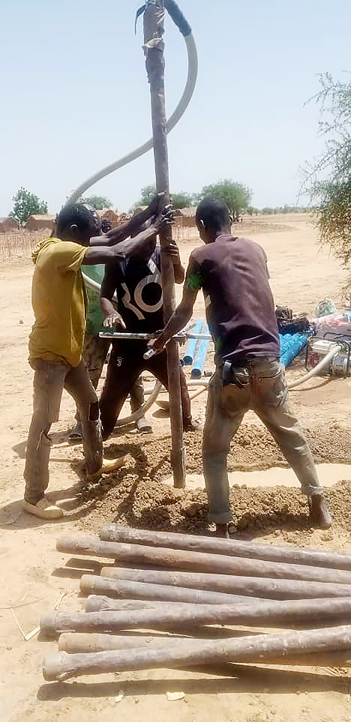 Brunnenbohrung Afrika Wasserprojekt Kamerun Extrême-Nord