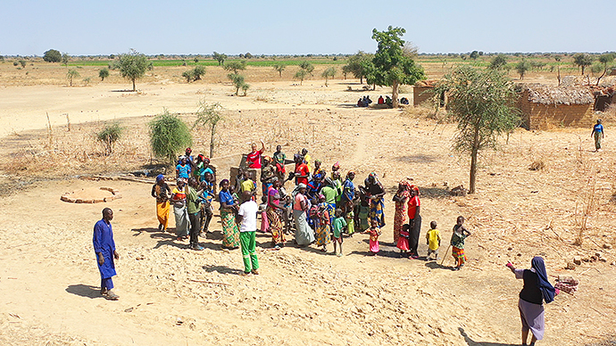 Brunnenbohrung Afrika Wasserprojekt Kamerun Extrême-Nord