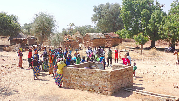 Brunnenbohrung Afrika Wasserprojekt Kamerun Extrême-Nord