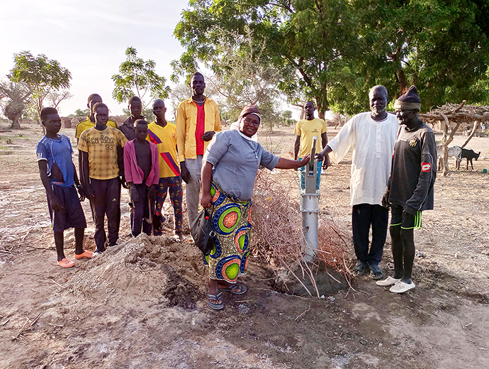 Brunnenbohrung Afrika Wasserprojekt Kamerun Extrême-Nord