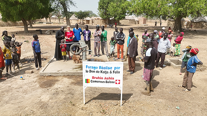 Brunnenbohrung Afrika Wasserprojekt Kamerun Extrême-Nord