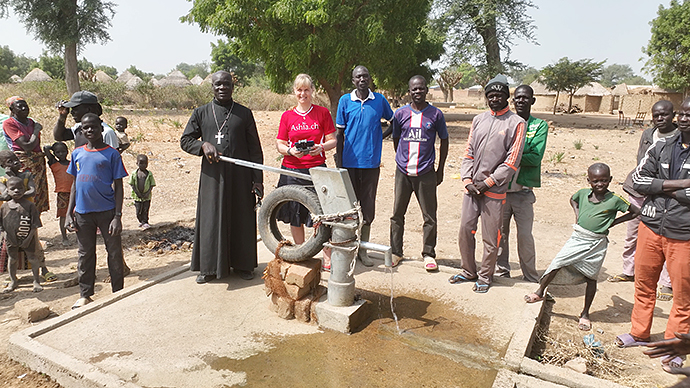 Brunnenbohrung Afrika Wasserprojekt Kamerun Extrême-Nord