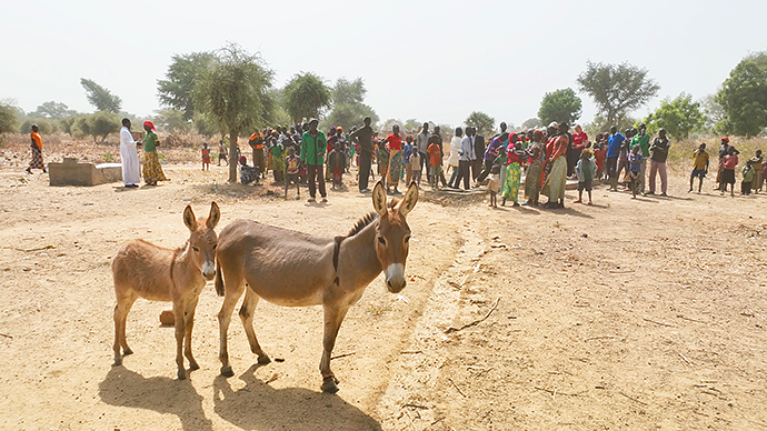 Brunnenbohrung Afrika Wasserprojekt Kamerun Extrême-Nord