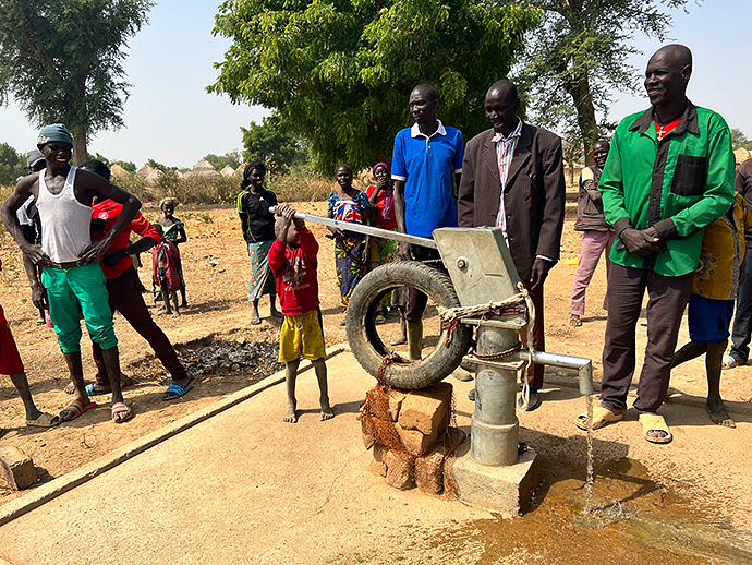 Brunnenbohrung Afrika Wasserprojekt Kamerun Extrême-Nord