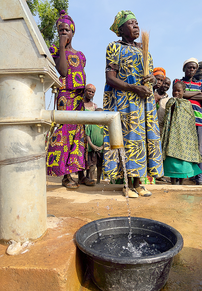 Brunnenbohrung Afrika Wasserprojekt Kamerun Extrême-Nord