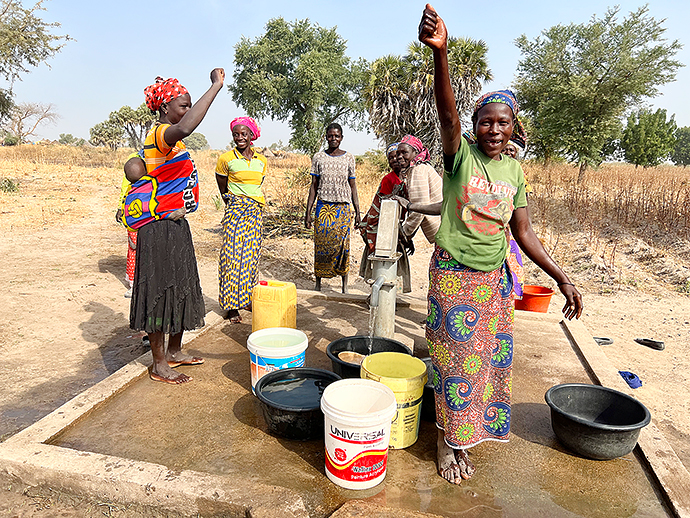 Brunnenbohrung Afrika Wasserprojekt Kamerun Extrême-Nord