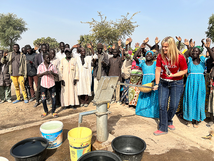 Brunnenbohrung Afrika Wasserprojekt Kamerun Extrême-Nord