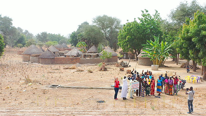 Brunnenbohrung Afrika Wasserprojekt Kamerun Extrême-Nord