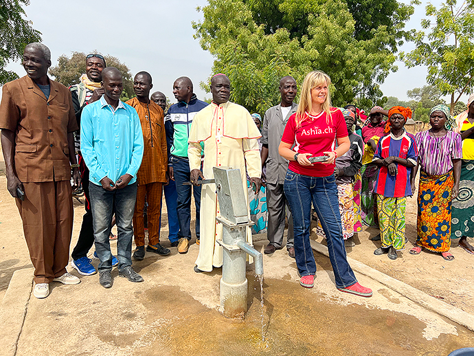 Brunnenbohrung Afrika Wasserprojekt Kamerun Extrême-Nord