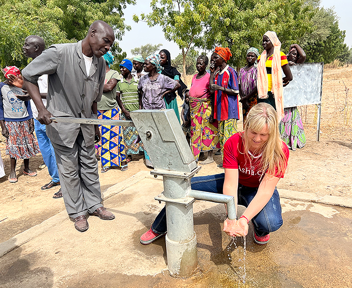 Brunnenbohrung Afrika Wasserprojekt Kamerun Extrême-Nord