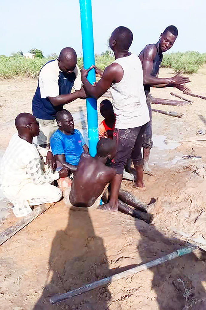 Brunnenbohrung Afrika Wasserprojekt Kamerun Extrême-Nord