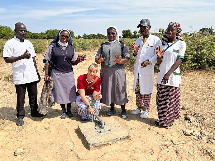 Brunnenbohrung Afrika Wasserprojekt Kamerun Extrême-Nord