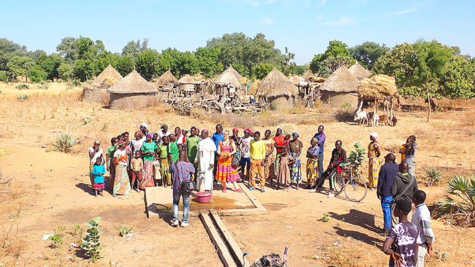 Brunnenbohrung Afrika Wasserprojekt Kamerun Extrême-Nord