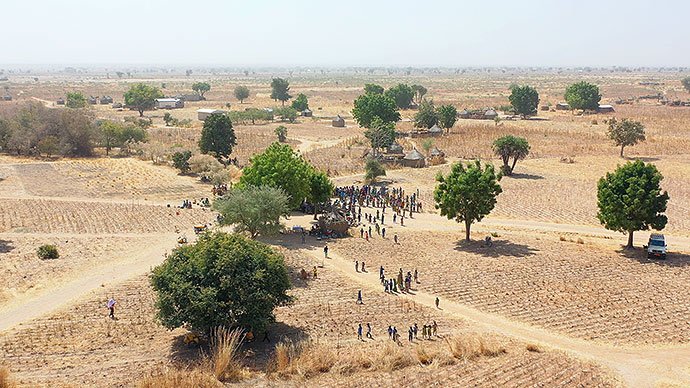 Brunnenbohrung Afrika Wasserprojekt Kamerun Extrême-Nord