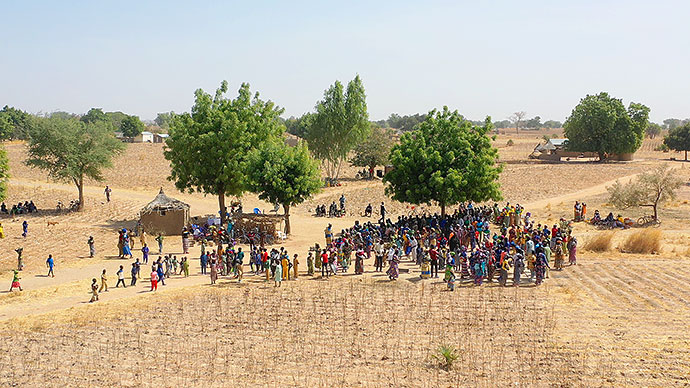 Brunnenbohrung Afrika Wasserprojekt Kamerun Extrême-Nord
