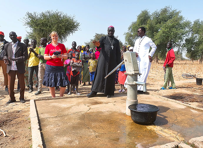 Brunnenbohrung Afrika Wasserprojekt Kamerun Extrême-Nord