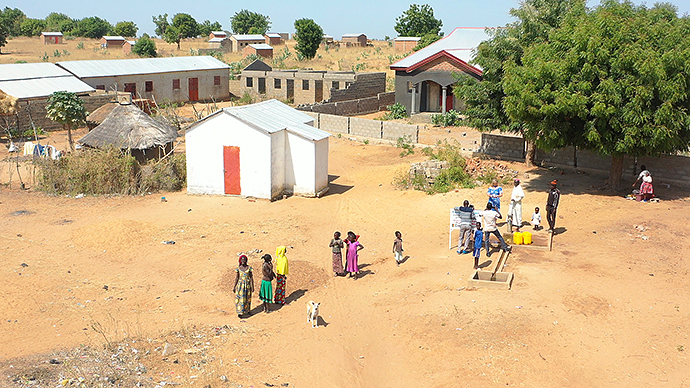 Brunnenbohrung Afrika Wasserprojekt Kamerun Extrême-Nord