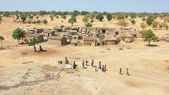 Brunnenbohrung Afrika Wasserprojekt Kamerun Extrême-Nord