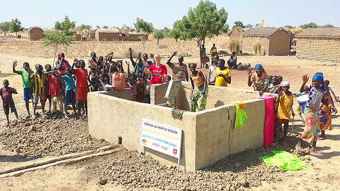 Brunnenbohrung Afrika Wasserprojekt Kamerun Extrême-Nord