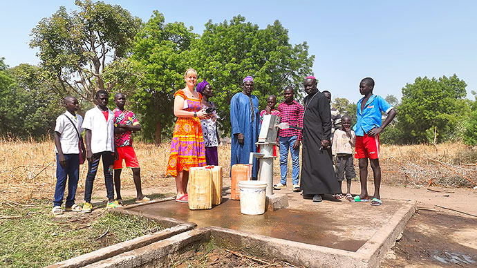 Brunnenbohrung Afrika Wasserprojekt Kamerun Extrême-Nord