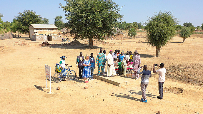 Brunnenbohrung Afrika Wasserprojekt Kamerun Extrême-Nord