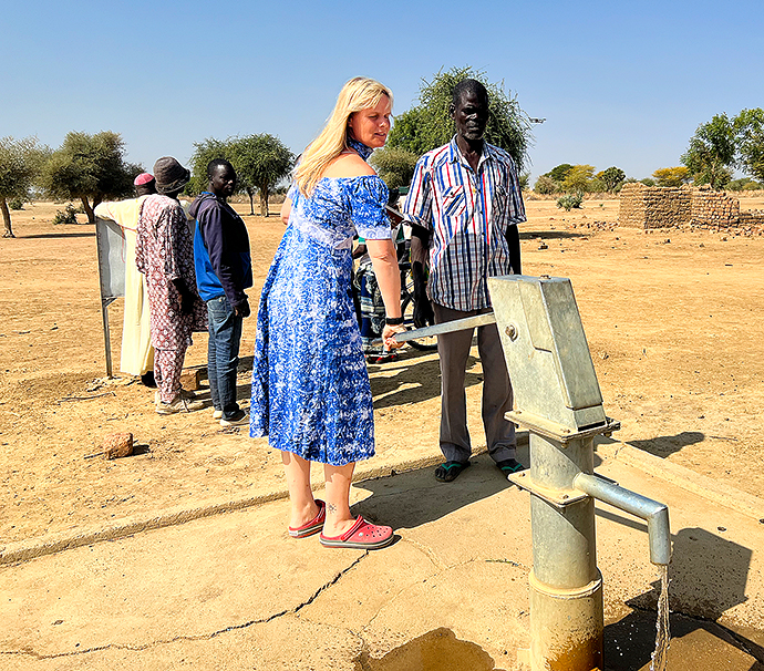 Brunnenbohrung Afrika Wasserprojekt Kamerun Extrême-Nord