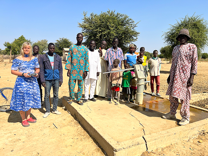 Brunnenbohrung Afrika Wasserprojekt Kamerun Extrême-Nord