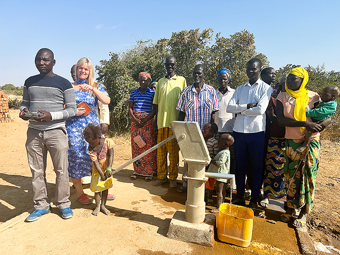 Brunnenbohrung Afrika Wasserprojekt Kamerun Extrême-Nord