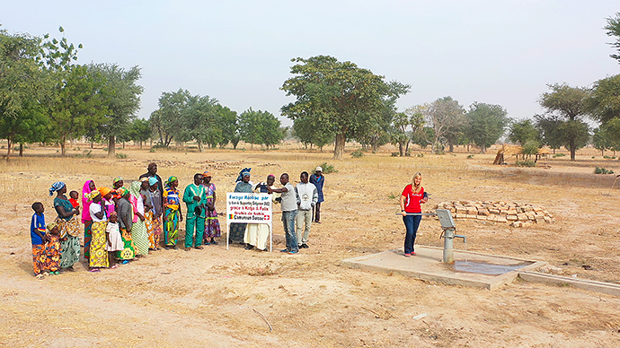 Brunnenbohrung Afrika Wasserprojekt Kamerun Extrême-Nord