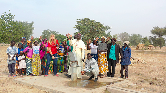 Brunnenbohrung Afrika Wasserprojekt Kamerun Extrême-Nord