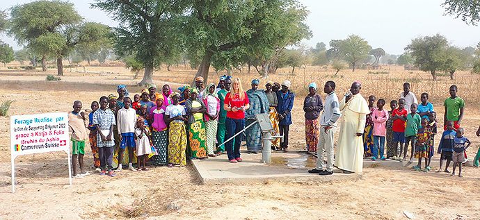 Brunnenbohrung Afrika Wasserprojekt Kamerun Extrême-Nord