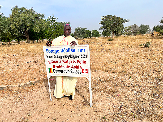 Brunnenbohrung Afrika Wasserprojekt Kamerun Extrême-Nord