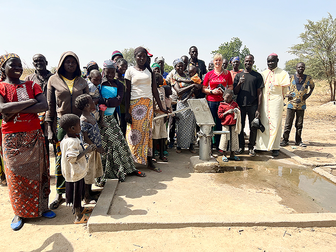 Brunnenbohrung Afrika Wasserprojekt Kamerun Extrême-Nord