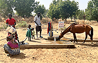 Brunnenbohrung Afrika Wasserprojekt Extrême-Nord Kamerun