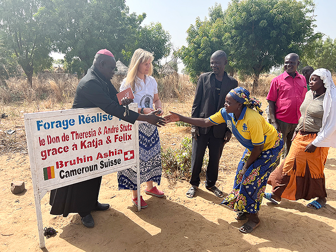 Brunnenbohrung Afrika Wasserprojekt Kamerun Extrême-Nord