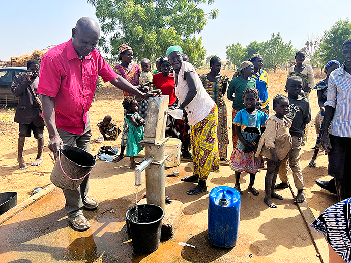 Brunnenbohrung Afrika Wasserprojekt Kamerun Extrême-Nord